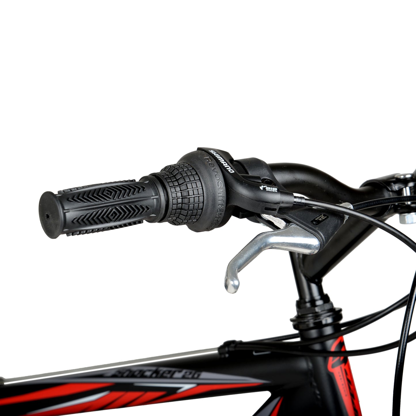 26" Shocker Mountain Bike, 26" Wheels, Adult Ages 14+, Black/Red