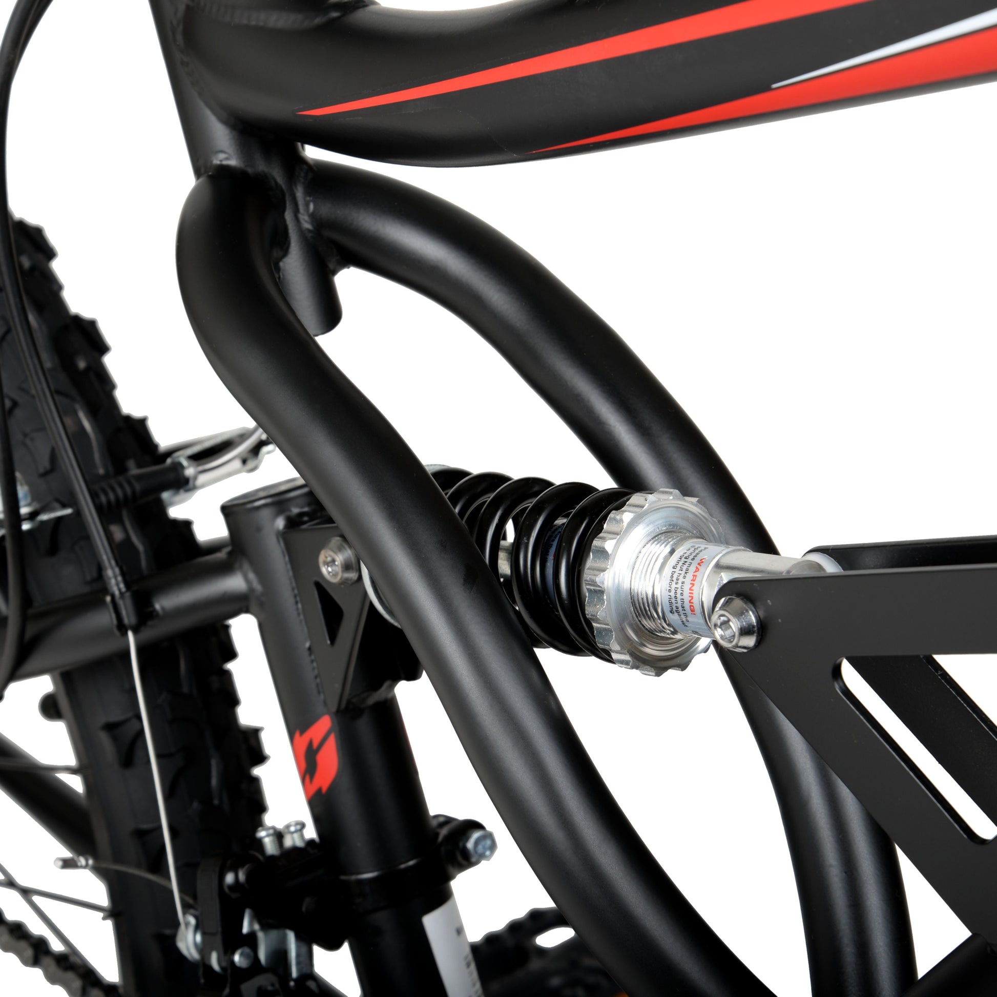 26"  Shocker Mountain Bike, 26" Wheels, Adult Ages 14+, Black/Red